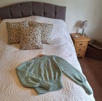 Ladies Knitted Balloon Sleeve Sweater Pattern  | Family Business Established 1949 | Knitwell Wools