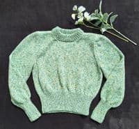 Ladies Knitted Balloon Sleeve Sweater Pattern  | Family Business Established 1949 | Knitwell Wools