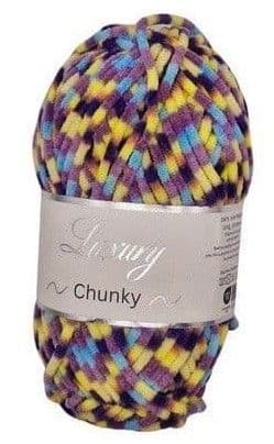 Luxury Chenille Chunky - 009 Pansy  (plus pattern)