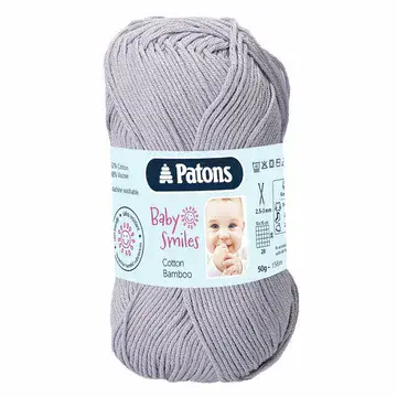 Patons Baby Smiles Cotton Bamboo 4Ply - 1040 Lilac (plus pattern)