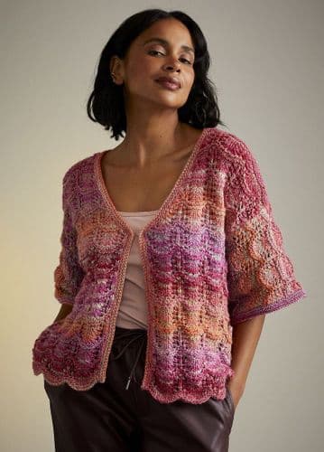 S10715BK Jewelspun Aran Pattern