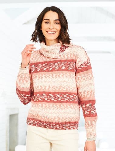 SC10073 Fairisle Aran Pattern