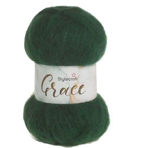 Stylecraft Grace Aran 158 Evergreen 100g
