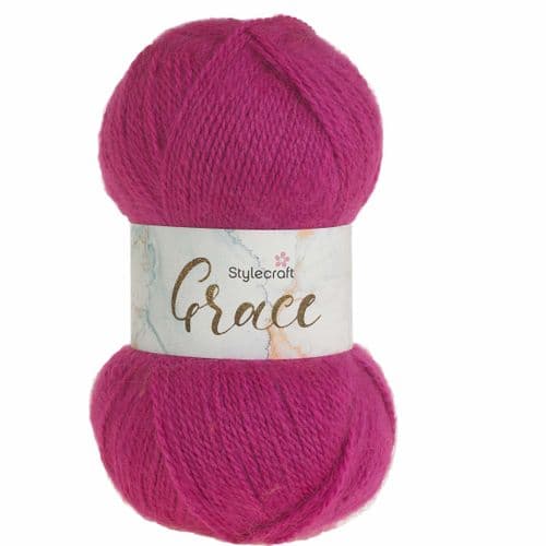 Stylecraft Grace Aran 160 Hot Pink 100g