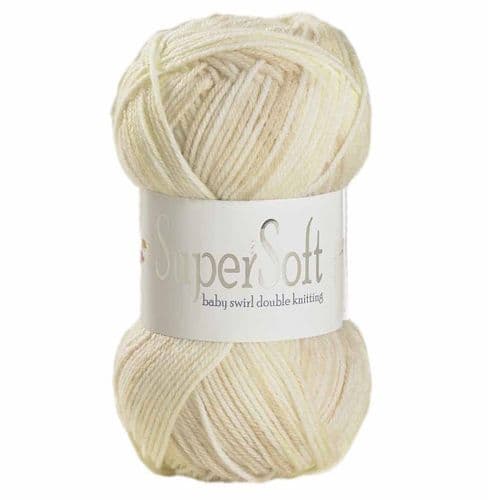 Supersoft Baby Swirl DK 100g 094 Cookie Swirl