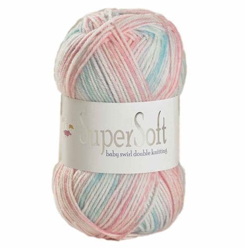 Supersoft Baby Swirl DK 100g 294 Candy Swirl