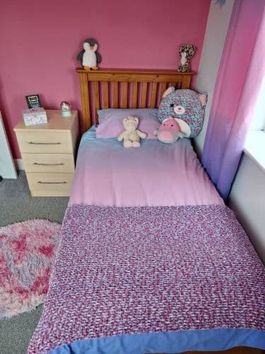 Velvet Moonlight Bed Runner Knitting Pattern