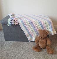 Rainbow Baby Blanket and Octopus Comforter Knitting Pattern | Family Business Established 1949 | Knitwell Wools