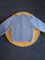 Babies Round Neck Twist Cardigan Knitting Pattern | Family Business Established 1949 | Knitwell Wools