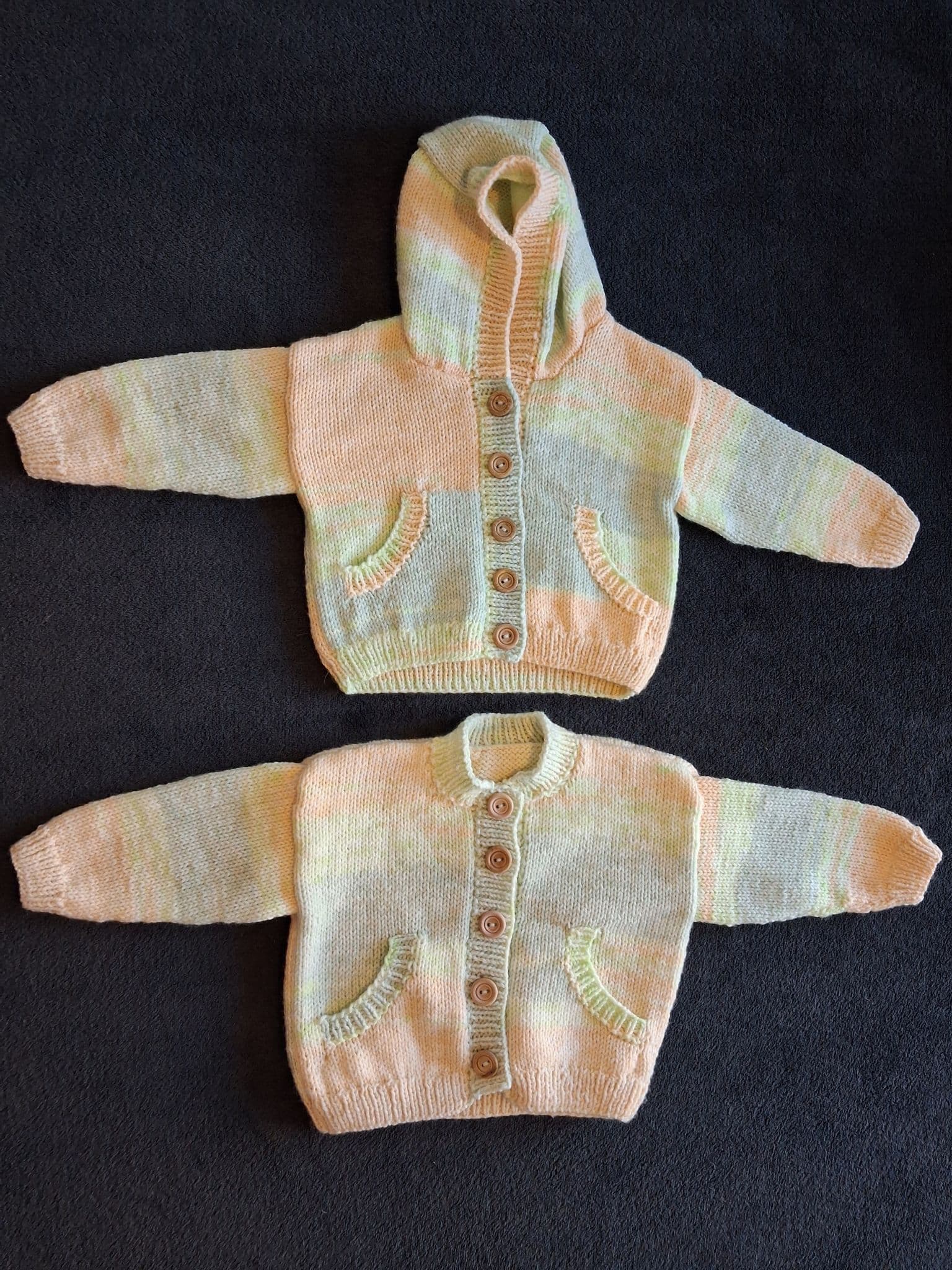 WC3014 Jarol Round Neck and Hooded Cardigans Knitting Pattern | Family ...