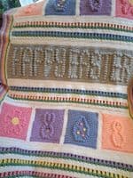 WC3021 Happy Easter Blanket Crochet Pattern | Family Business Established 1949 | Knitwell Wools