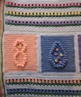 WC3021 Happy Easter Blanket Crochet Pattern | Family Business Established 1949 | Knitwell Wools