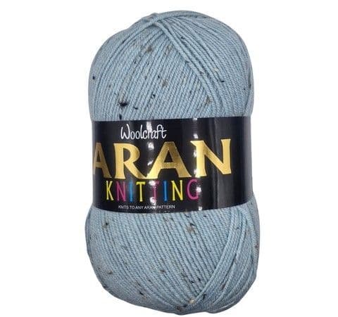 Woolcraft Aran 400gm 844 Duck Egg Tweed