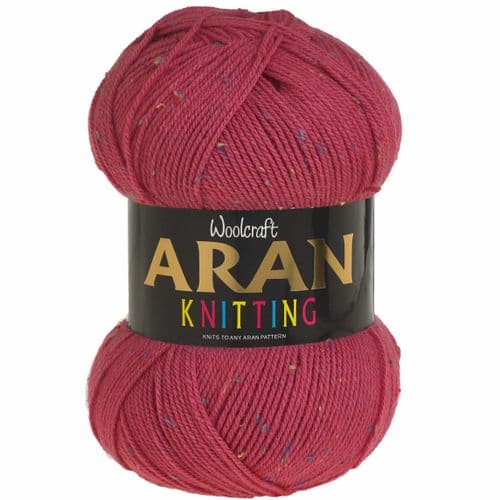Woolcraft Aran 400gm 866 Raspberry