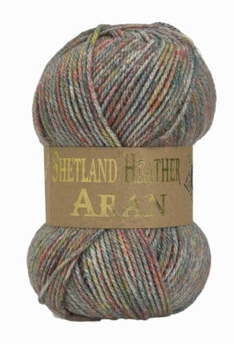 Woolcraft Shetland Heather Aran 004 Heather 100g