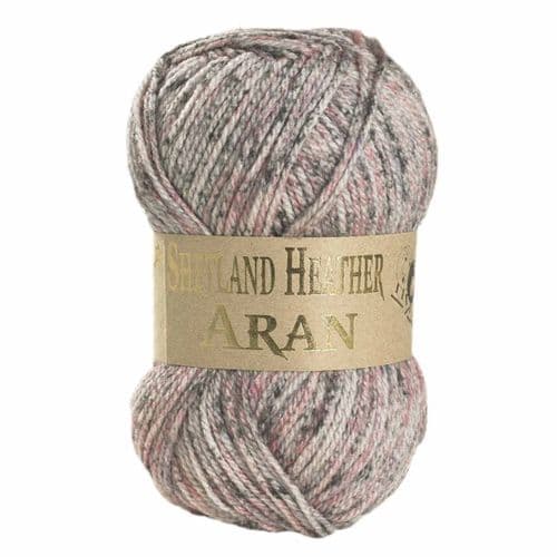 Woolcraft Shetland Heather Aran 032 Calluna 100g