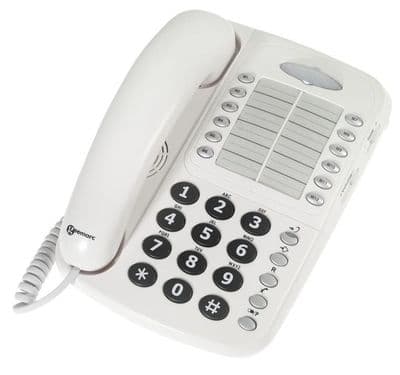 Geemarc CL1100 - Corded Phone - White
