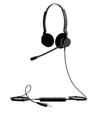 Jabra Biz 2300 USB UC Duo - Headset - On-Ear - Wired - USB