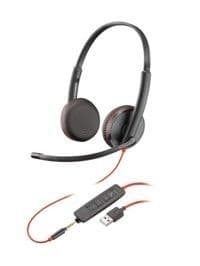 Poly Plantronics Blackwire C3225 - 3200 Series - Headset - On-Ear - Wired - USB, 3.5