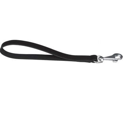 Basic Short lead 35cm - Black Leather