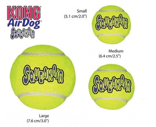 KONG Air Squeakers Tennis Ball Dog Toy