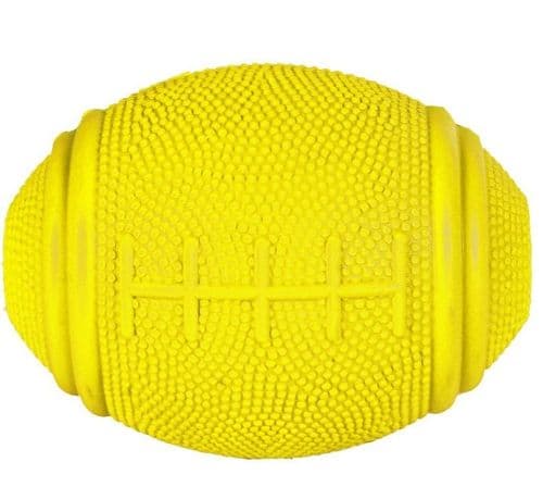 Trixie Dog Activity Rubber Snack Rugby Ball