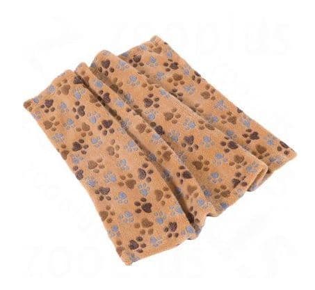 Trixie Laslo Fleece Dog Blanket - Beige
