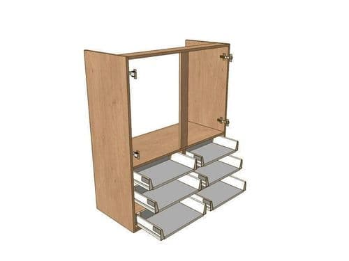 1000mm Boiler Dresser Unit 6 Drawer To Suit 720mm Wall Units
