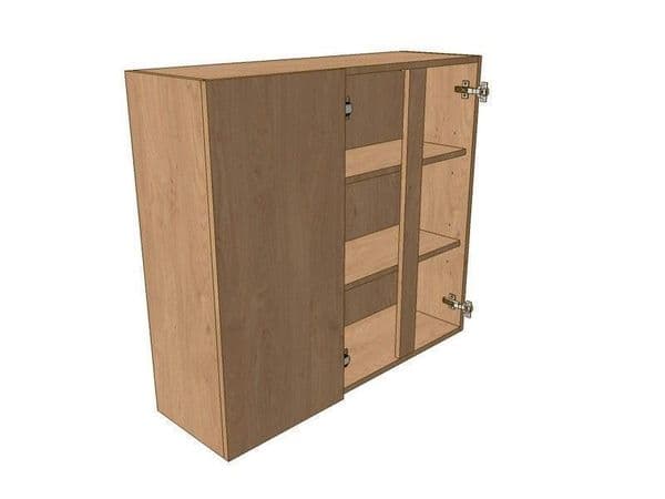 1000mm Corner Wall Unit 2 Door 400mm LH Blank 900mm High