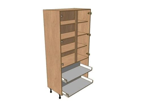 1000mm Larder Unit 1970mm High - 2 Pan