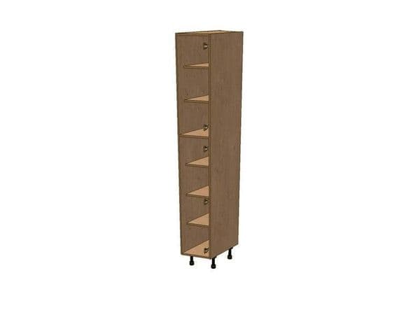275mm Angled Larder Unit RH 2150mm High 296 Doors
