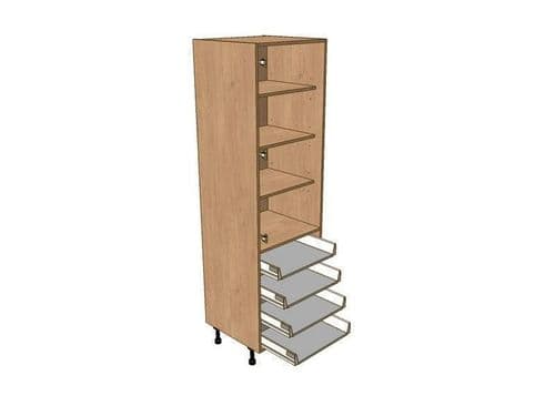 300mm Larder Unit 1970mm High - 4 Shallow