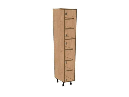 365mm Angled Larder Unit LH 1970mm High 396 Doors