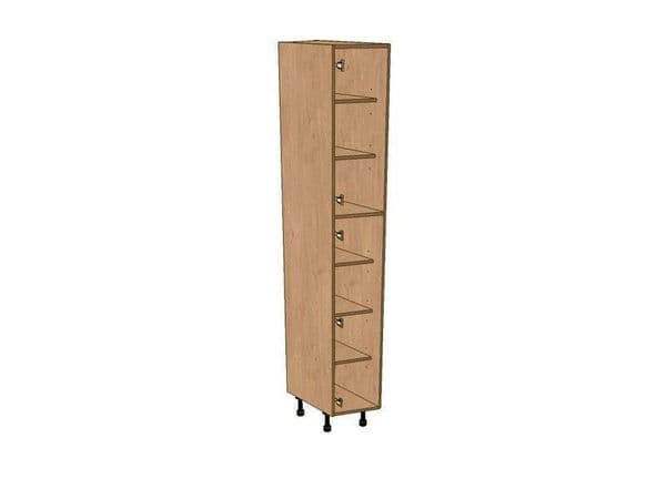 365mm Angled Larder Unit LH 2150mm High 396 Doors
