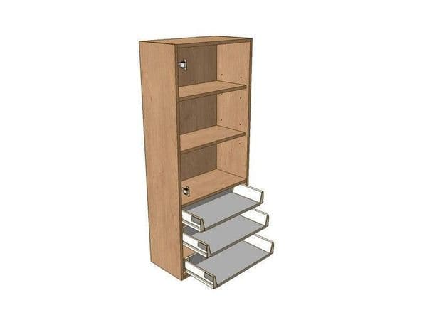 400mm Dresser Unit 3 Drawer To Suit 900mm Wall Units & Glzd Dr