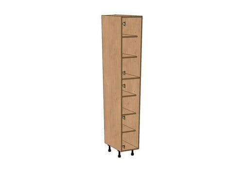 450mm Angled Larder Unit LH 2150mm High 496 Doors