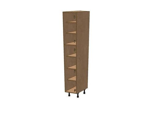 450mm Angled Larder Unit RH 1970mm High 496 Doors