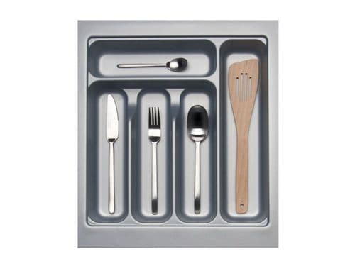 450mm Wide 450mm Deep Blum Tandembox Cutlery Insert - Grey