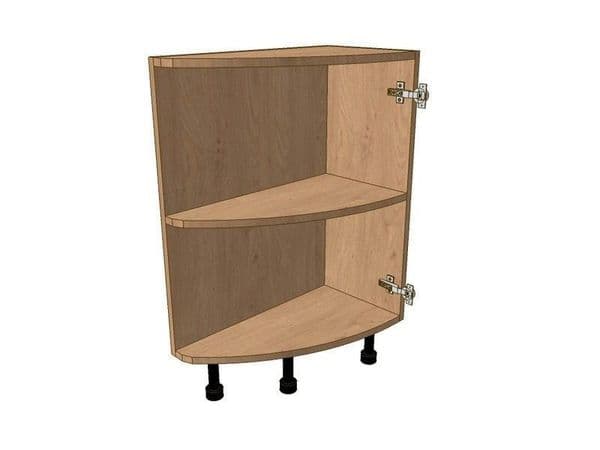 560mm Highline Base Slow Curve Door LH - Curved Base Unit