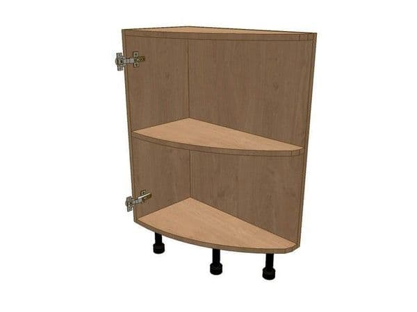 560mm Highline Base Slow Curve Door RH - Curved Base Unit