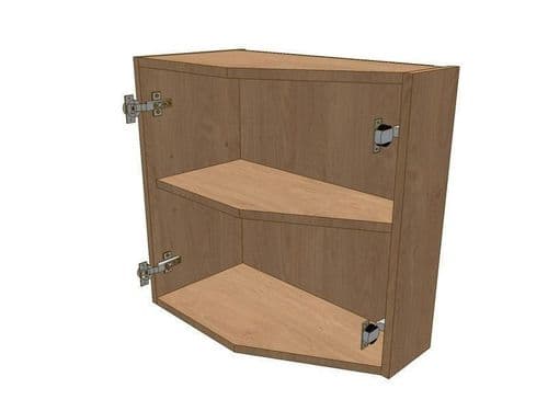 575mm Extended Angled Wall Unit RH 296 Doors 575mm High