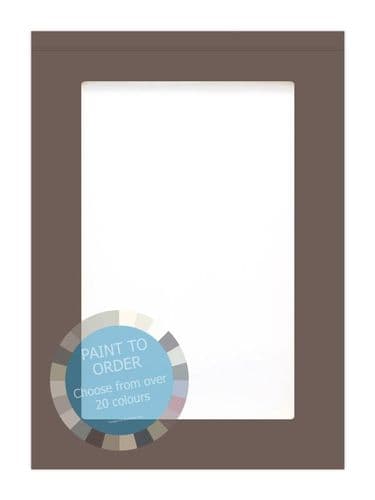 715x497mm, clear glazed Remo Matt Paint To Order Feature Door