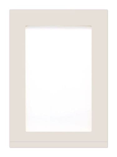 715x497mm, clear glazed Remo Matt Taupe Grey Feature Door