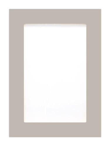715x497mm, clear glazed True Handleless Matt Cashmere Feature Door