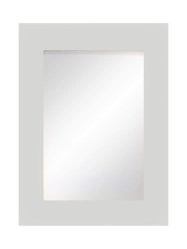 715x497mm, clear glazed True Handleless Matt Dove Grey Feature Door