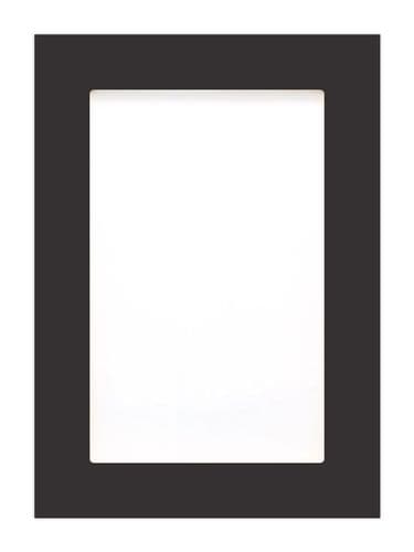 715x497mm, clear glazed True Handleless Matt Graphite Feature Door