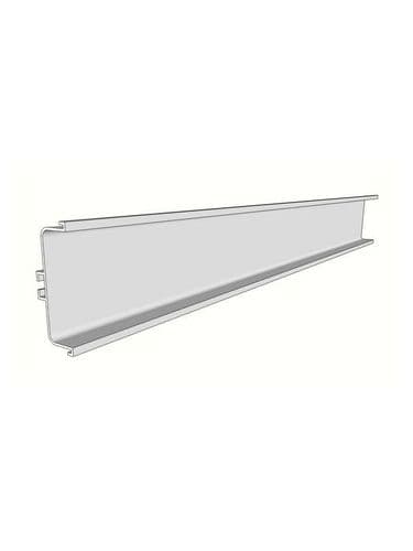 Aluminium mid profile for drawers, 1200x73x26mm, Aluminium Finish