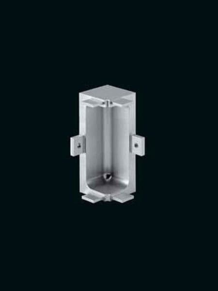 Aluminium mid profile, internal corner joint 90 degree -  Handleless Rail Profiles