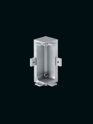 Aluminium mid profile, internal corner joint 90 degree