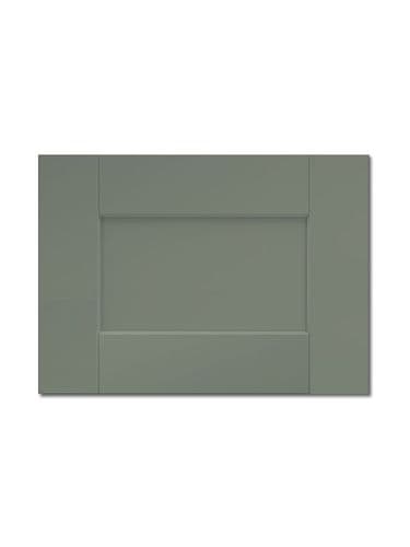 Belsay Smooth Reed Green Sample door